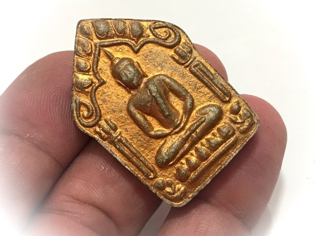 Khun Phaen Prai Kumarn Luang Phu Tim 2515 BE Nuea Khaw Ta Bronze Fang Sariga Koo With Certificate