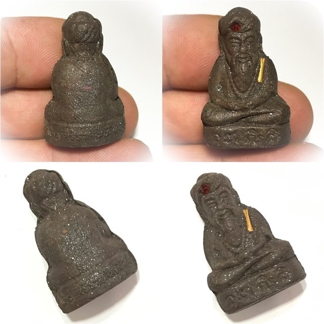 Pra Ruesi Pong Wan Pasom Rae Saksit Ongk Kroo Solid Gold Takrut Luang Phu Prohmma