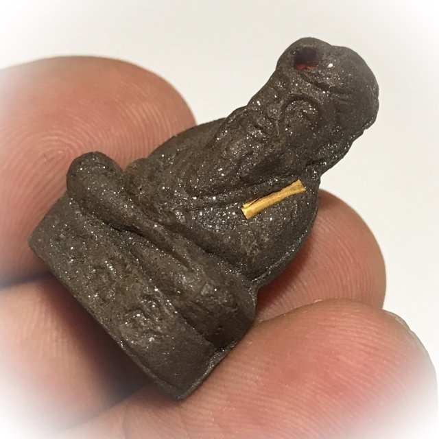Pra Ruesi Pong Wan Pasom Rae Saksit Ongk Kroo Solid Gold Takrut Luang Phu Prohmma