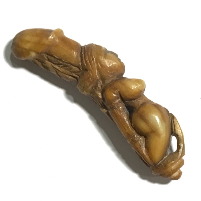 Palad Khik Mae Nang Kruan Nuea Ga Gae Prai Deva Embracing Lingam Luang Por Kong Wat Wang Sapparot