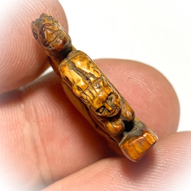 In Ma Saep Nang Nuea Nga Gae Carved Lanna Animist Seduction Charm Early Era Kroo Ba Wang Wat Ban Den