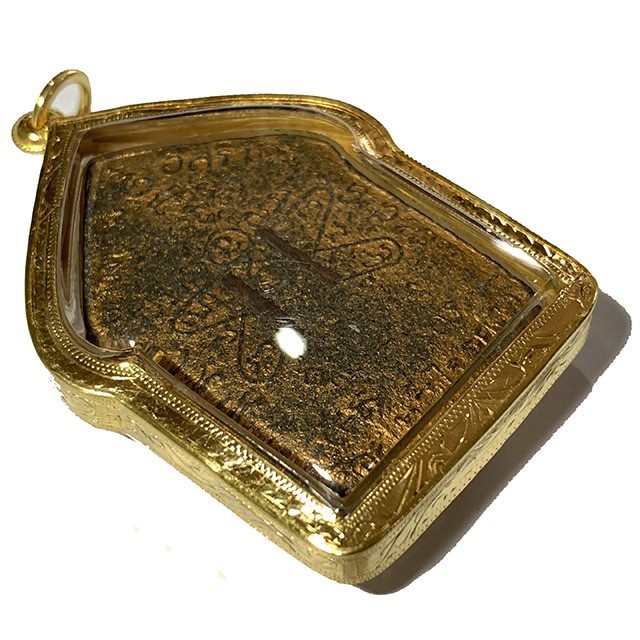 Khun Phaen Prai Kumarn Pim Niyom 2515 BE Block 2 Nuea Wan Plai Dam Takrut Sariga Solid Gold Casing & Authenticity Certificate Free EMS Luang Phu Tim