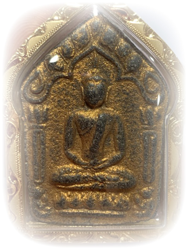 Khun Phaen Prai Kumarn Pim Niyom 2515 BE Block 2 Nuea Wan Plai Dam Takrut Sariga Solid Gold Casing & Authenticity Certificate Free EMS Luang Phu Tim