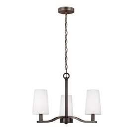Heirloom Bronze Three Light Chandelier Heirloom Bronze Three Light Chandelier