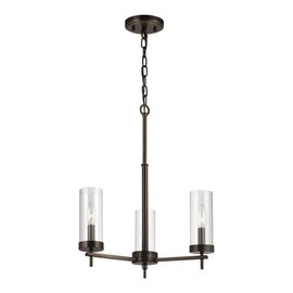 Brushed Oil Rubbed Bronze Three Light Chandelier Brushed Oil Rubbed Bronze Three Light Chandelier