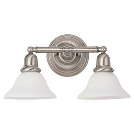 Brushed Nickel Two Light Vanity Fixtures Brushed Nickel Two Light Vanity Fixtures