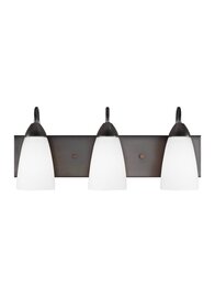 Burnt Sienna Three Light Vanity Fixtures Burnt Sienna Three Light Vanity Fixtures