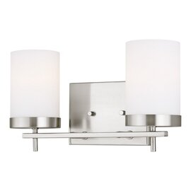 Brushed Nickel Two Light Vanity Fixtures Brushed Nickel Two Light Vanity Fixtures