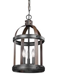 Stardust / Cerused Oak Three Light Pendant Stardust / Cerused Oak Three Light Pendant