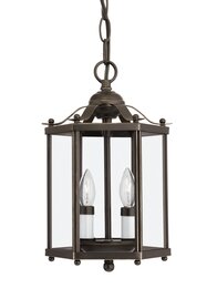 Heirloom Bronze Two Light Semi-Flush Mount Heirloom Bronze Two Light Semi-Flush Mount