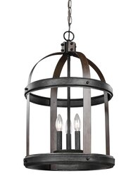Stardust / Cerused Oak Three Light Pendant Stardust / Cerused Oak Three Light Pendant