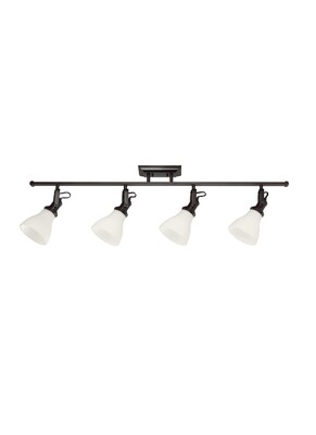 Burnt Sienna Four Light Track Lighting Kit Burnt Sienna Four Light Track Lighting Kit