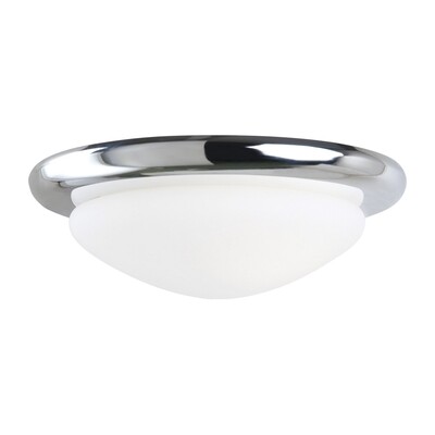 Chrome One Light Ceiling Fan Light Kit Chrome One Light Ceiling Fan Light Kit