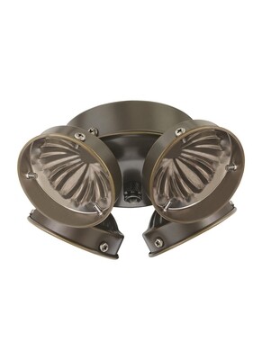 Heirloom Bronze Four Light Ceiling Fan Light Kit Heirloom Bronze Four Light Ceiling Fan Light Kit