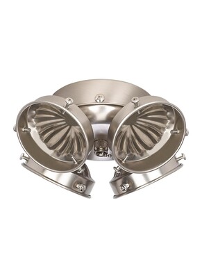 Brushed Nickel Four Light Ceiling Fan Light Kit Brushed Nickel Four Light Ceiling Fan Light Kit