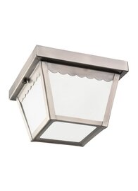 Antique Brushed Nickel One Light Ceiling Mount Antique Brushed Nickel One Light Ceiling Mount