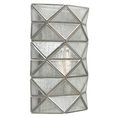Antique Brushed Nickel One Light Wall Sconce Antique Brushed Nickel One Light Wall Sconce