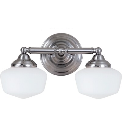 Brushed Nickel Two Light Vanity Fixtures Brushed Nickel Two Light Vanity Fixtures