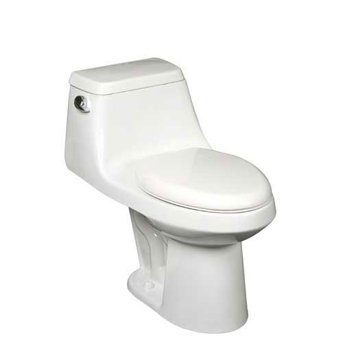 Aegean Wht 1Pc Elongated Ada Commode C-920006
