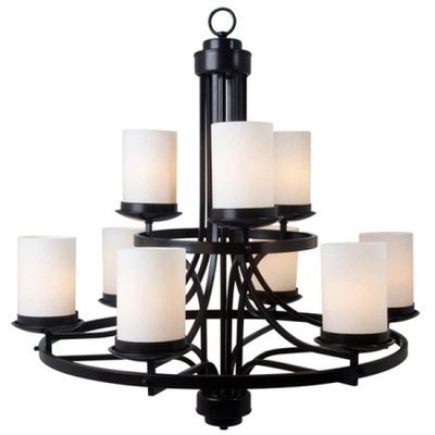 Aster Oil-Rub Bronze 9 Lt Chandelier Aster Oil-Rub Bronze 9 Lt Chandelier