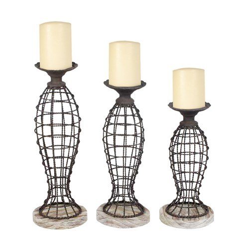 Beachcomber Metal Candle Holders T-310042