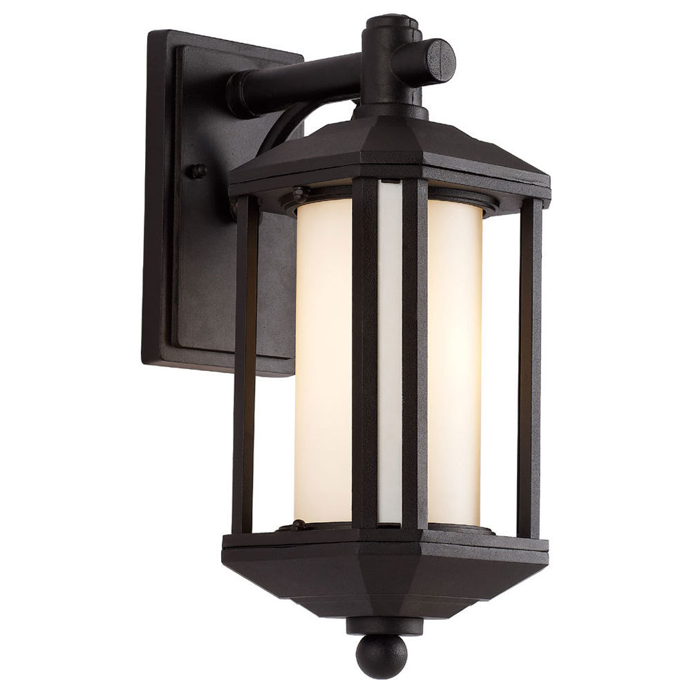 Black 1 Light Wall Lantern B-106382
