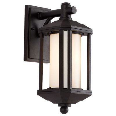Black 1 Light Wall Lantern Black 1 Light Wall Lantern