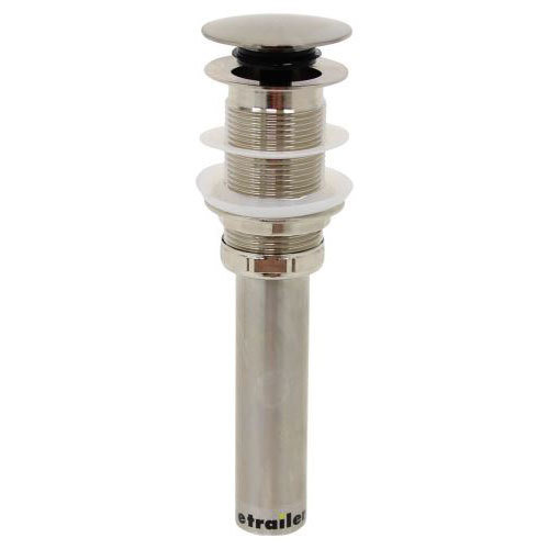 Brushed Nickel Push Pop Up Drain B-910010