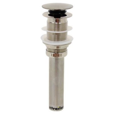 Brushed Nickel Push Pop Up Drain Brushed Nickel Push Pop Up Drain