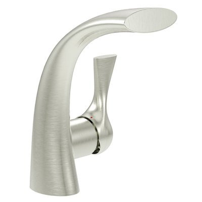Brushed Nickel Single Lever Lavatory Faucet with Drain Brushed Nickel Single Lever Lavatory Faucet with Drain
