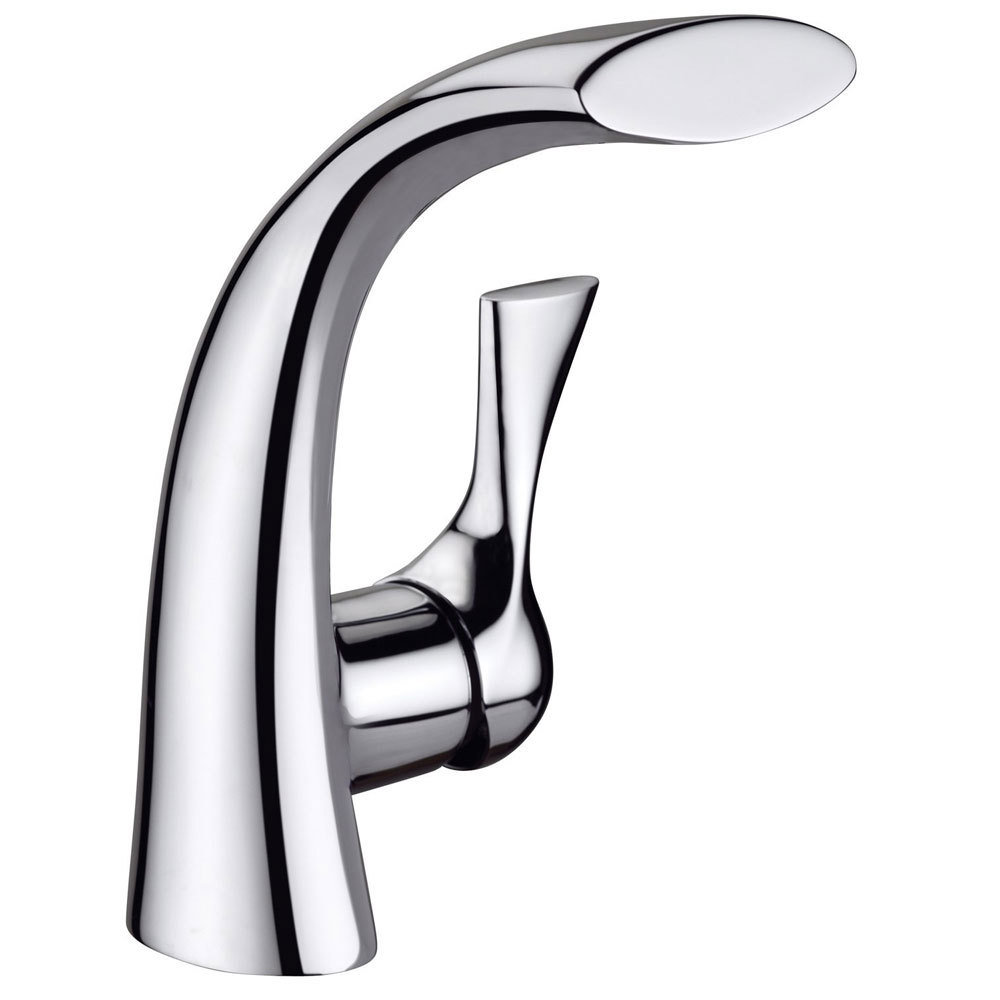 Chrome Single Lever Lavatory Faucet with Drain B-910017