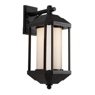 Downtown Trolley Black 1 Light Wall Lantern Downtown Trolley Black 1 Light Wall Lantern