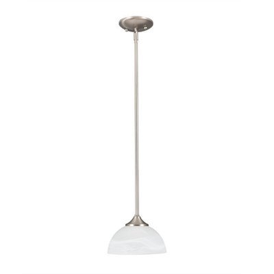 Glacier Point Satin Nickel 1Lt Mini Pendant Glacier Point Satin Nickel 1Lt Mini Pendant