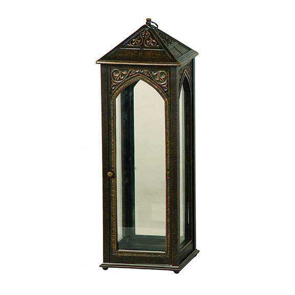 Golden Bronze 24" Hurricane Lamp T-341041