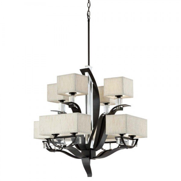 Kalmia Iron Framed 12Lt Chandelier B-700662