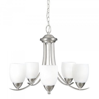 Kestrel Brushed Nickel 5Lt Chandelier Kestrel Brushed Nickel 5Lt Chandelier