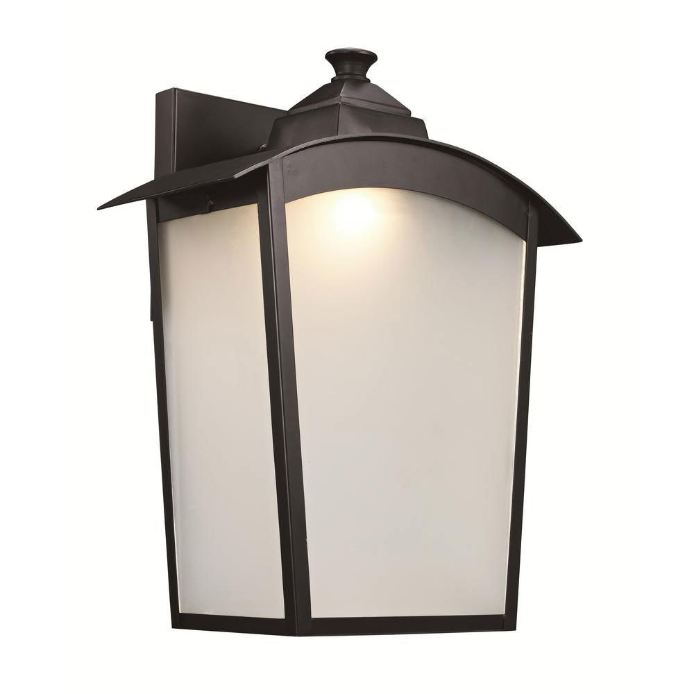 Oil Rubbed Bronze Led Exterior Wall Lantern B-106822