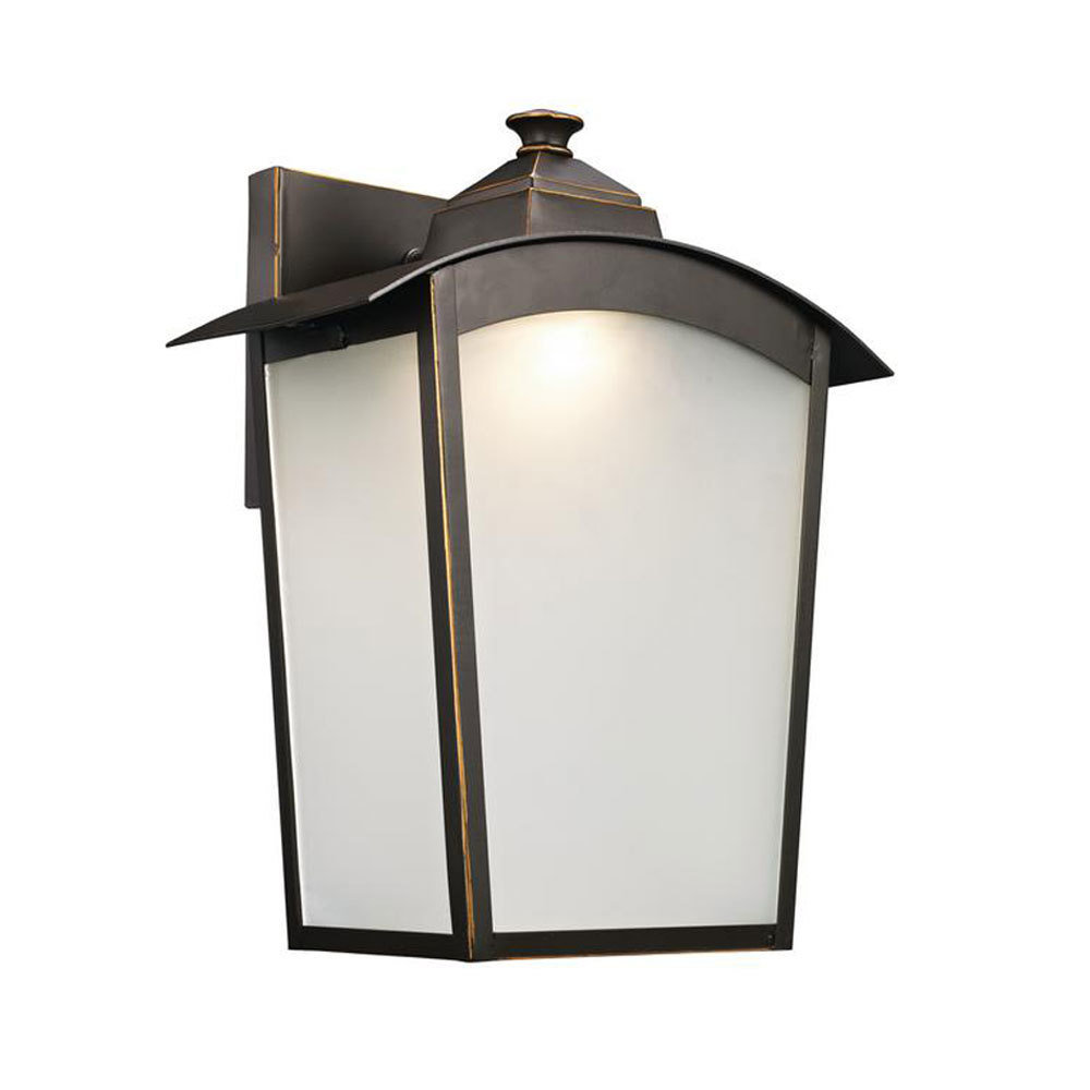 Oil Rubbed Bronze Led Exterior Wall Lantern T-106821