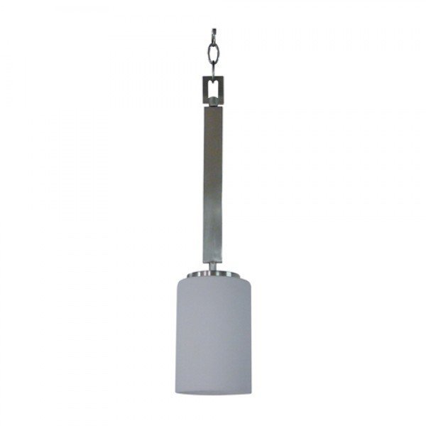 Panorama Trail Satin Steel 1Lt Mini Pendant T-702461