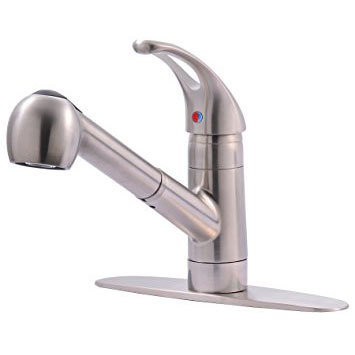 Stainless Steel Single Lever Pullout Faucet with Spray Stainless Steel Single Lever Pullout Faucet with Spray