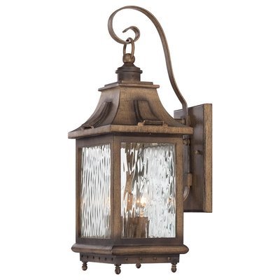 Wilshire Park Bronze 3 Light Exterior Wall Mount Wilshire Park Bronze 3 Light Exterior Wall Mount