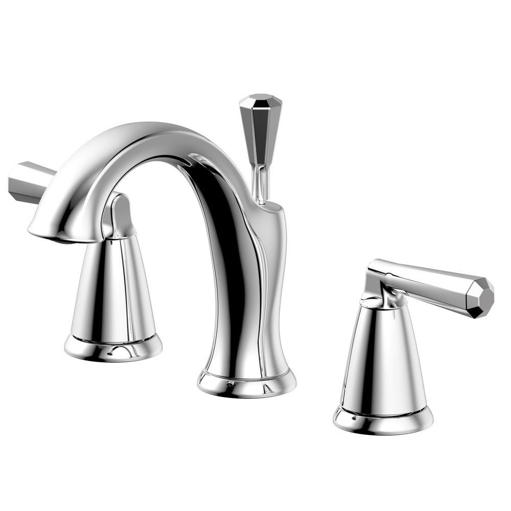Z Collect Chrome Two Handle Widespread Lavatory Faucet B-910115