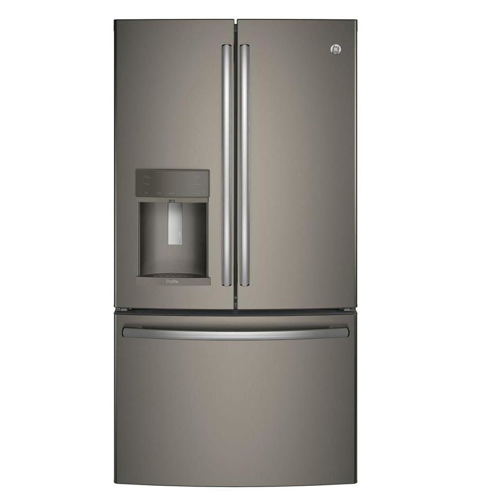 Profile 22.2 CF Slate Counter-Depth French Door Refrigerator TEM0000095689