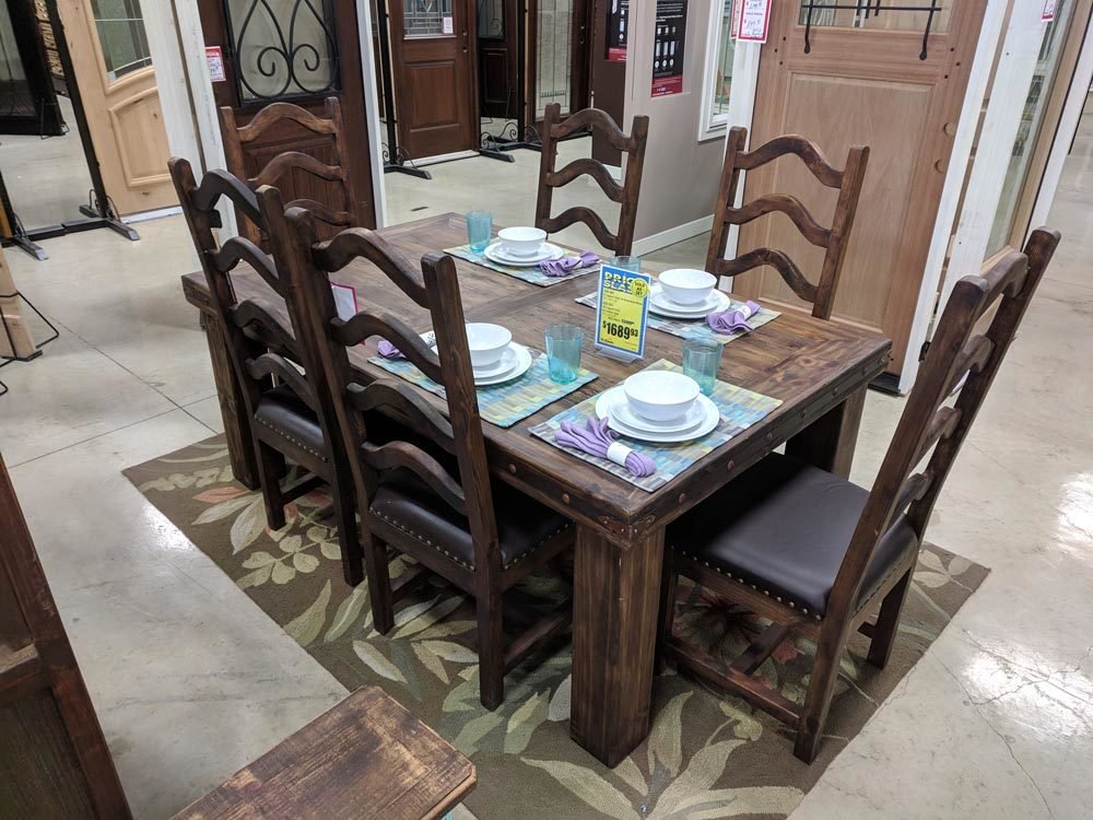 Laguna Reclaimed Wood Dining Set B-525305