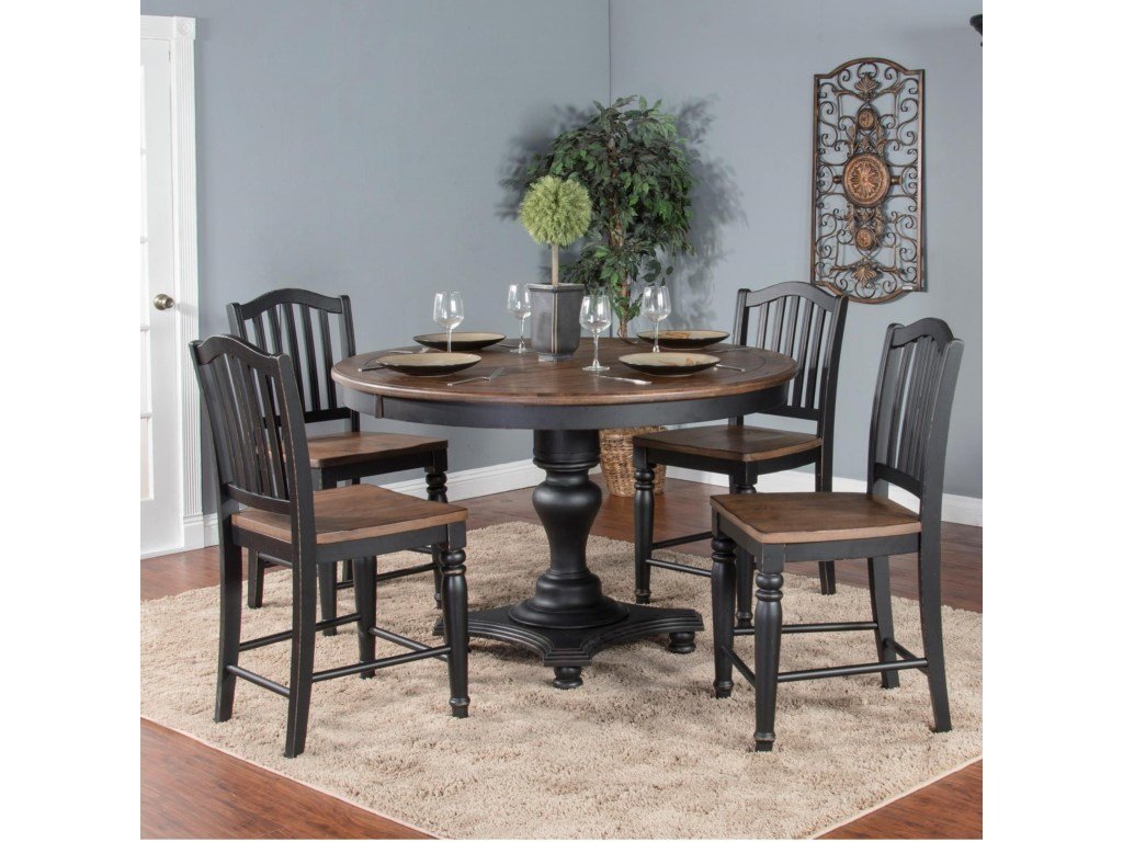 Bourbon County PB&J Finish Dining Set T-835031