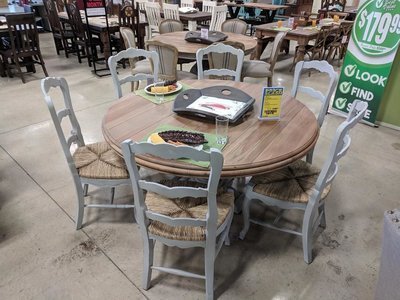 Drake Grey Mist/Driftwood Dining Set Drake Grey Mist/Driftwood Dining Set