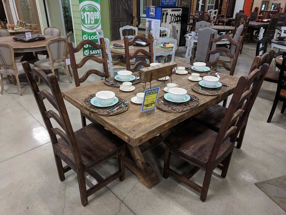 Old Wood Dining Set T-525232