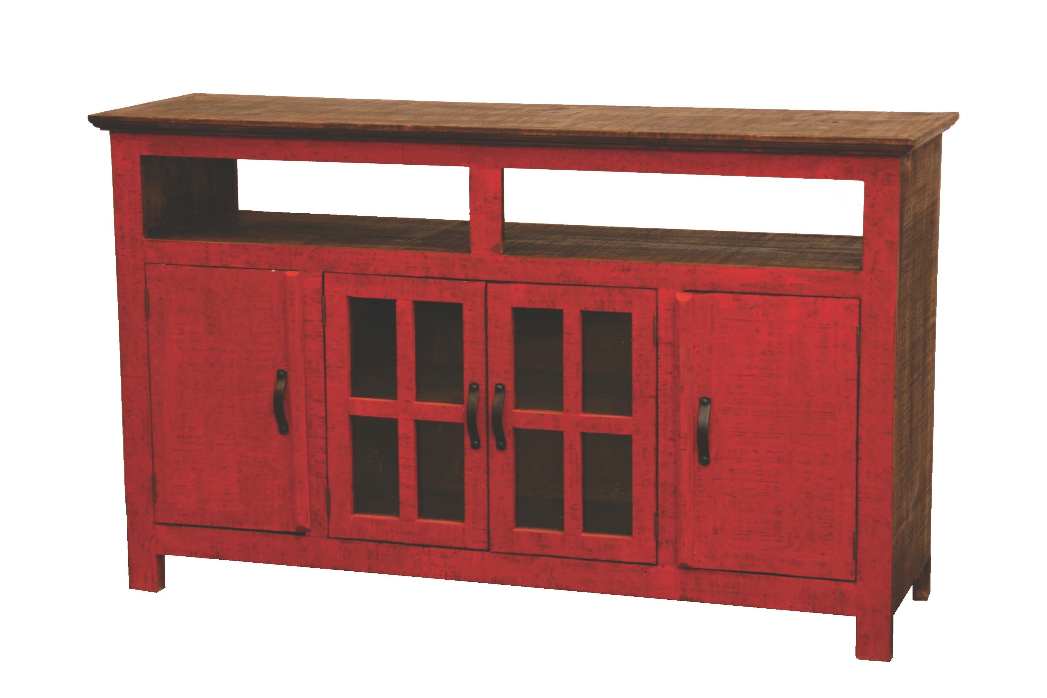 Red Hacienda TV Stand B-525378