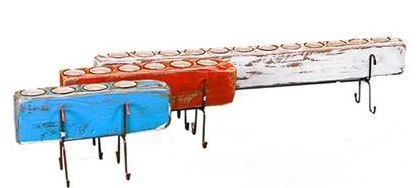 Turquoise Sugar Mold Candle Holder T-525255