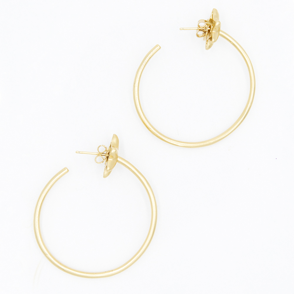Orecchini Hoop Stars Big - Giulia Barela Jewelry